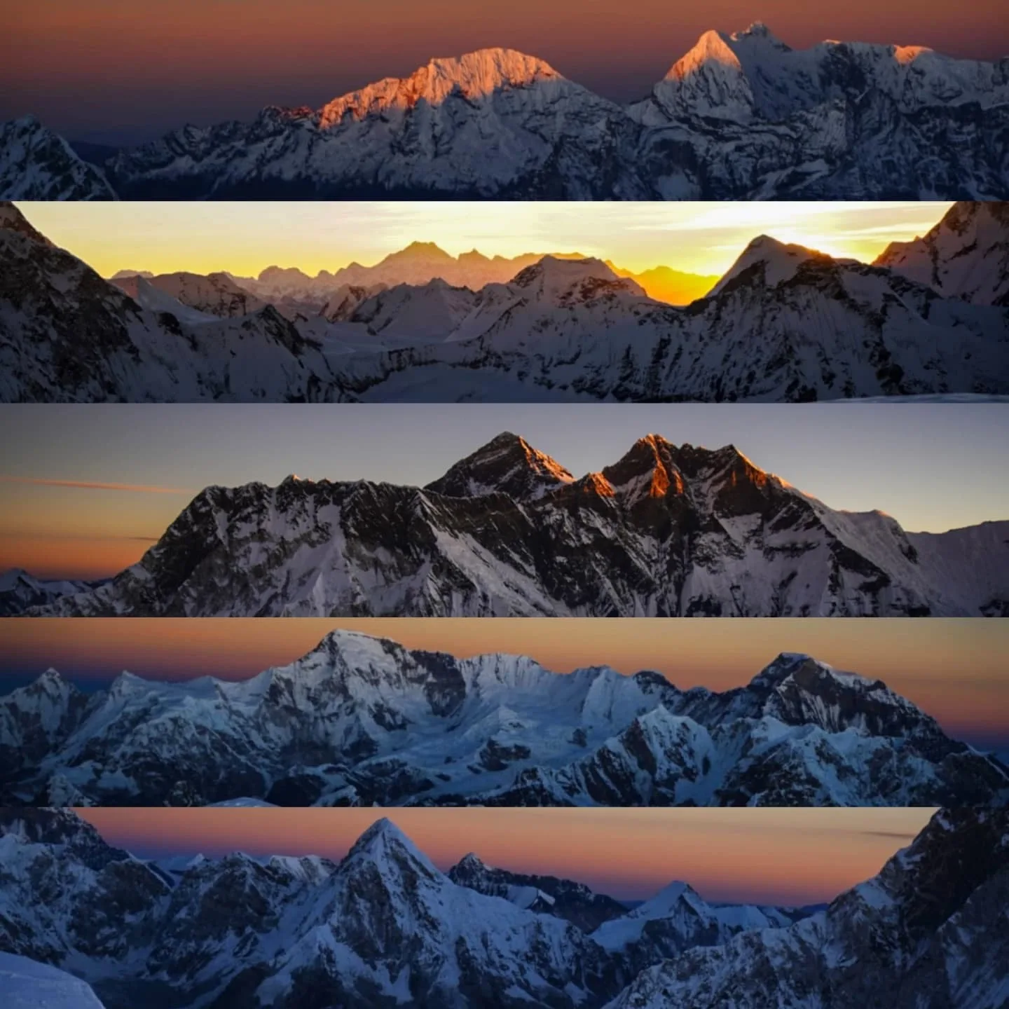 Panaromic Sunrise from Amadablam
